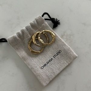 Chikahisa Alchemist Stacking Rings in Bronze